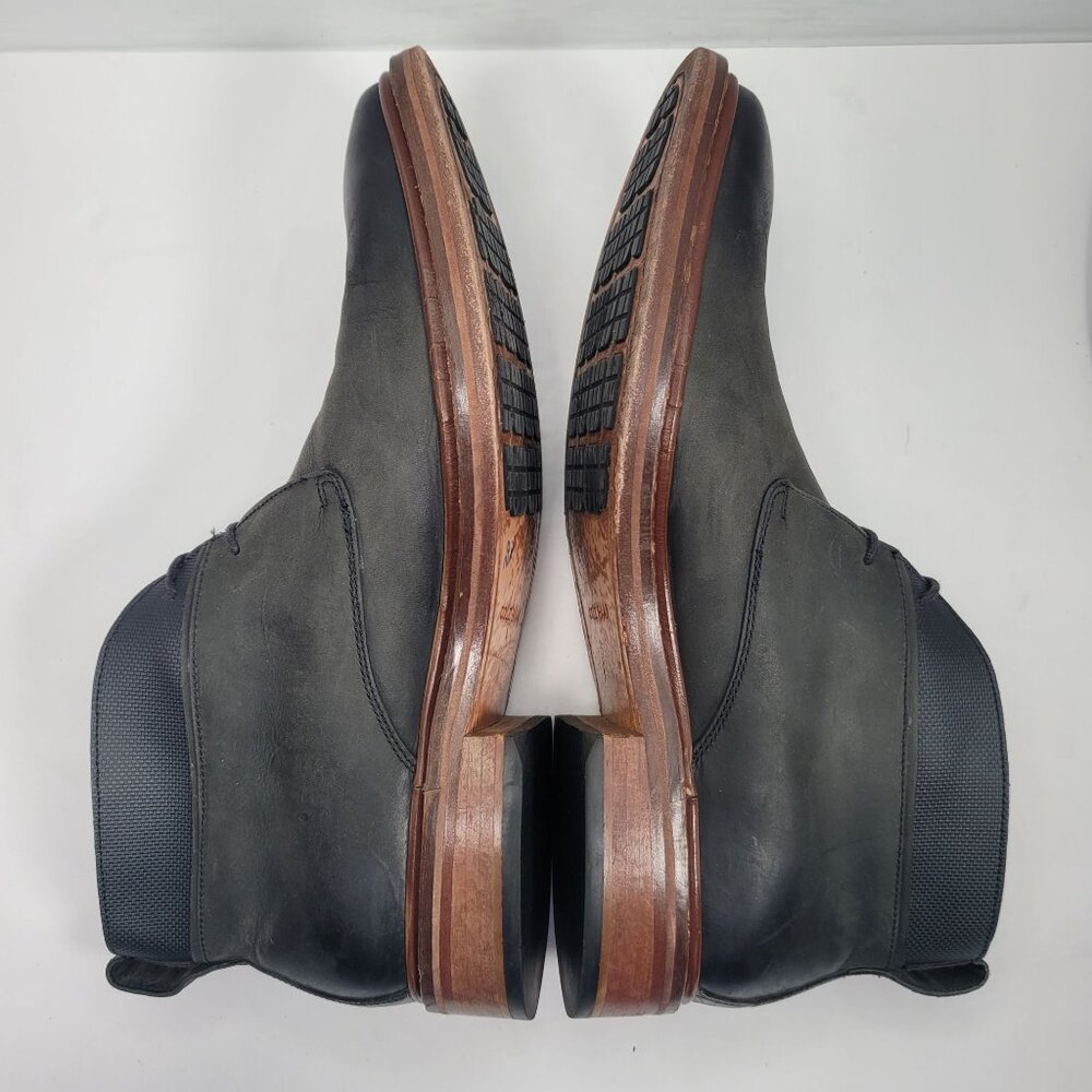 Cole Haan Colton Men's Black & Grey Leather Chukka Boots C20111 US Size 9.5M - Picture 6 of 8